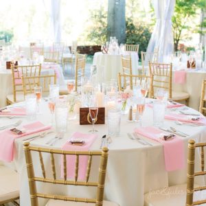 Image of Round Table and Linen Rental