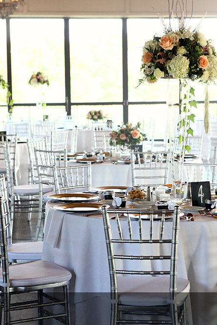 Image of Silver Chairs at Wedding