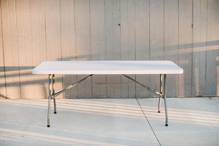 Rectangle Table Rental 6' - A to Z Event Rentals, LLC.