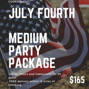 Image of Medium July 4 Party Packate