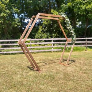 arch octagon wooden