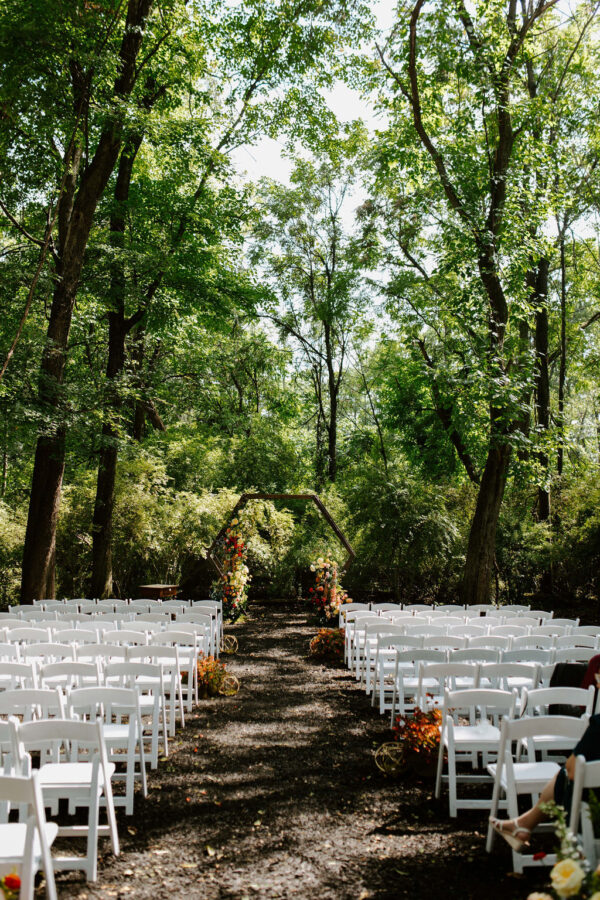 Wooden Geometric Wedding Arch - Image 3