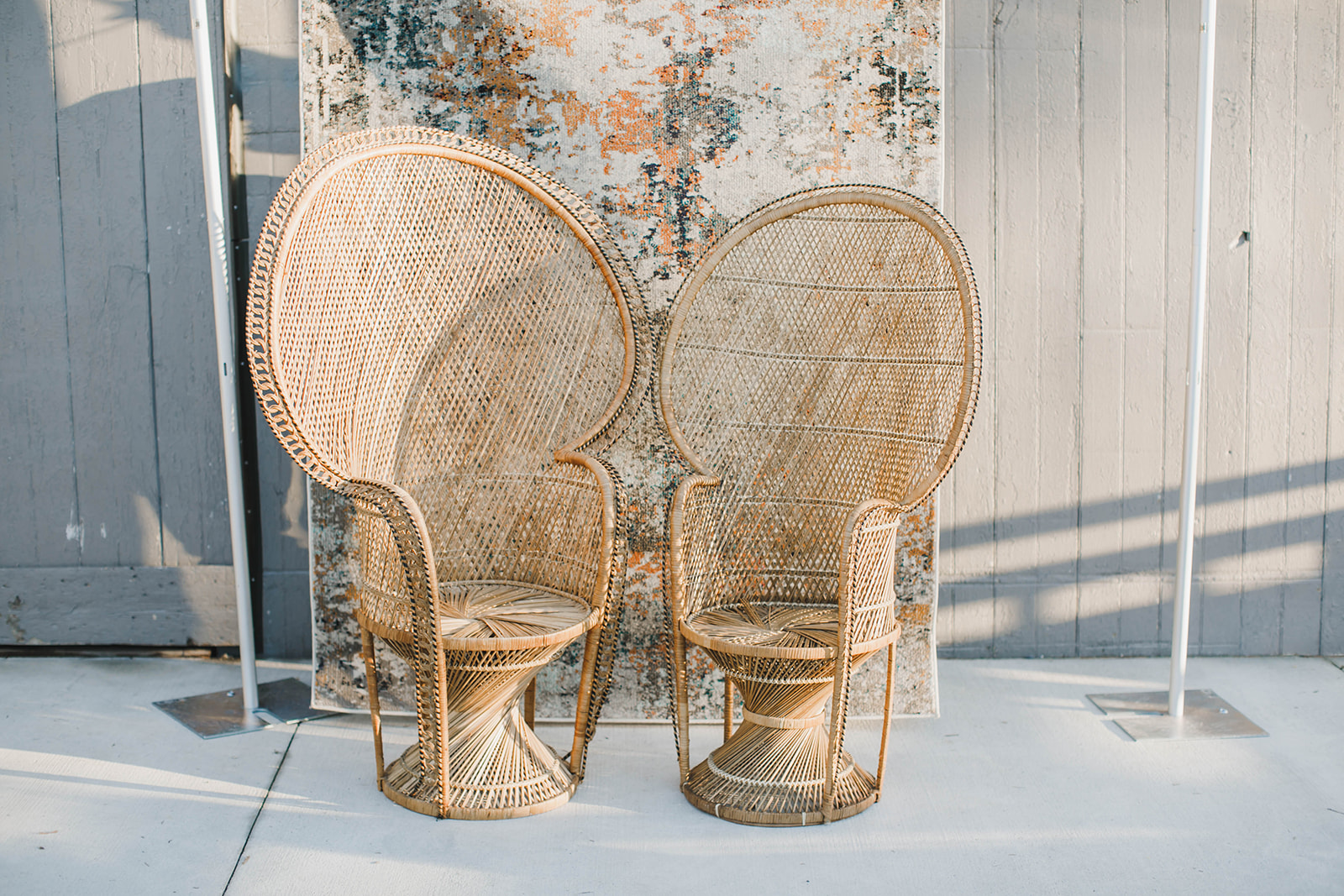 Bodhi Wicker Peacock Chair Rental A To Z Event Rentals LLC 