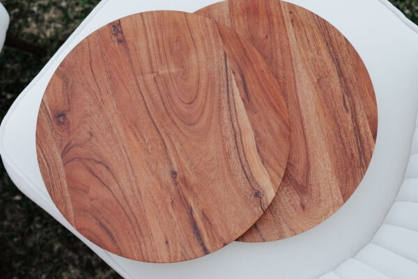 Image of Wood Charger Plate Rentals