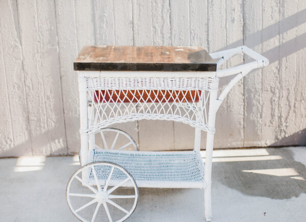 Image of Wicker Concession Cart