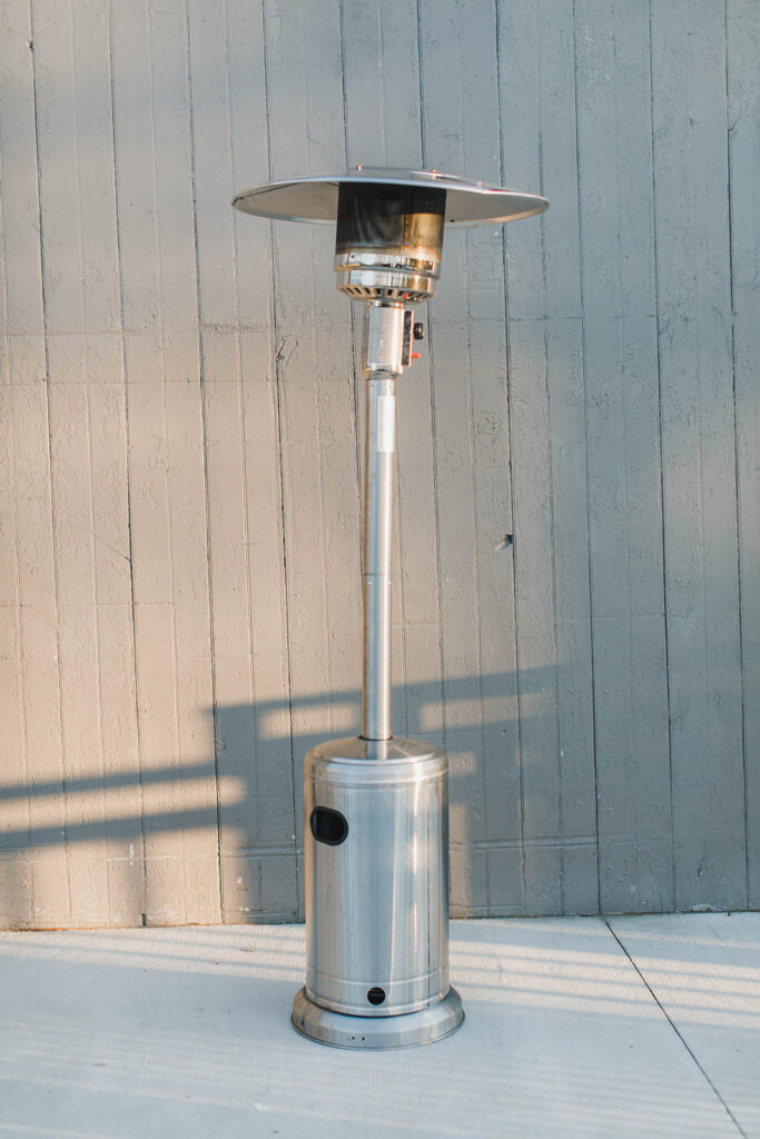 image of patio heater rental