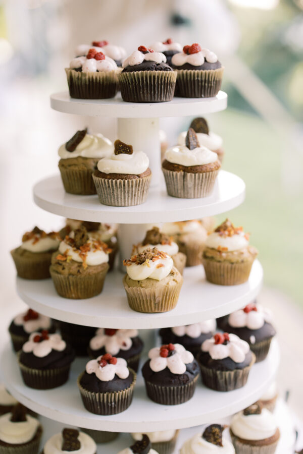 White Cupcake Stand Rental - Image 3