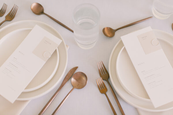 Calla Modern Rose Gold Flatware Rentals - Image 6