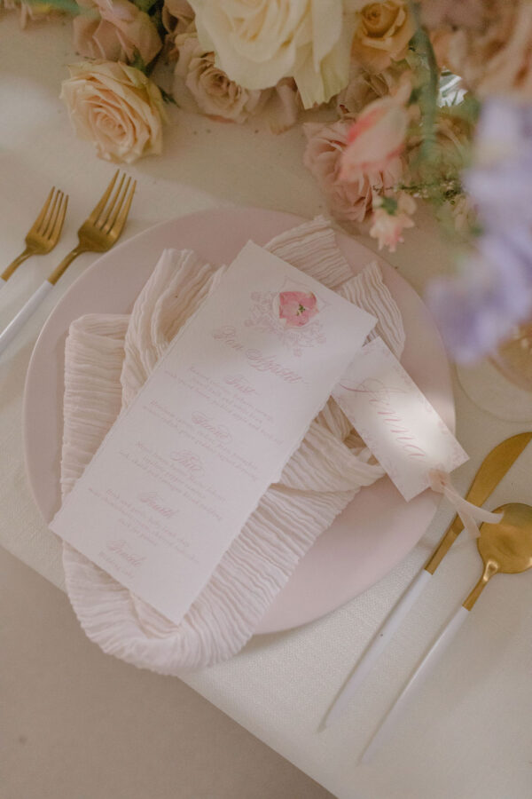 image of blush plate rentals
