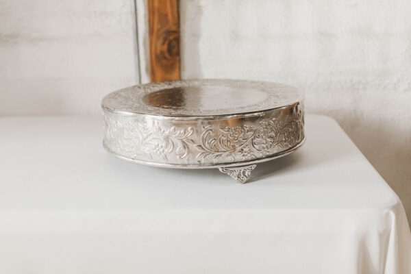 Image of Silver Cake Stand Rental