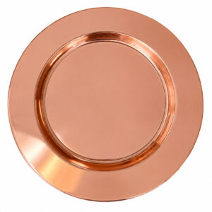 solid copper charger plate