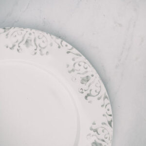 Image of Gray Dinner Plate Rental