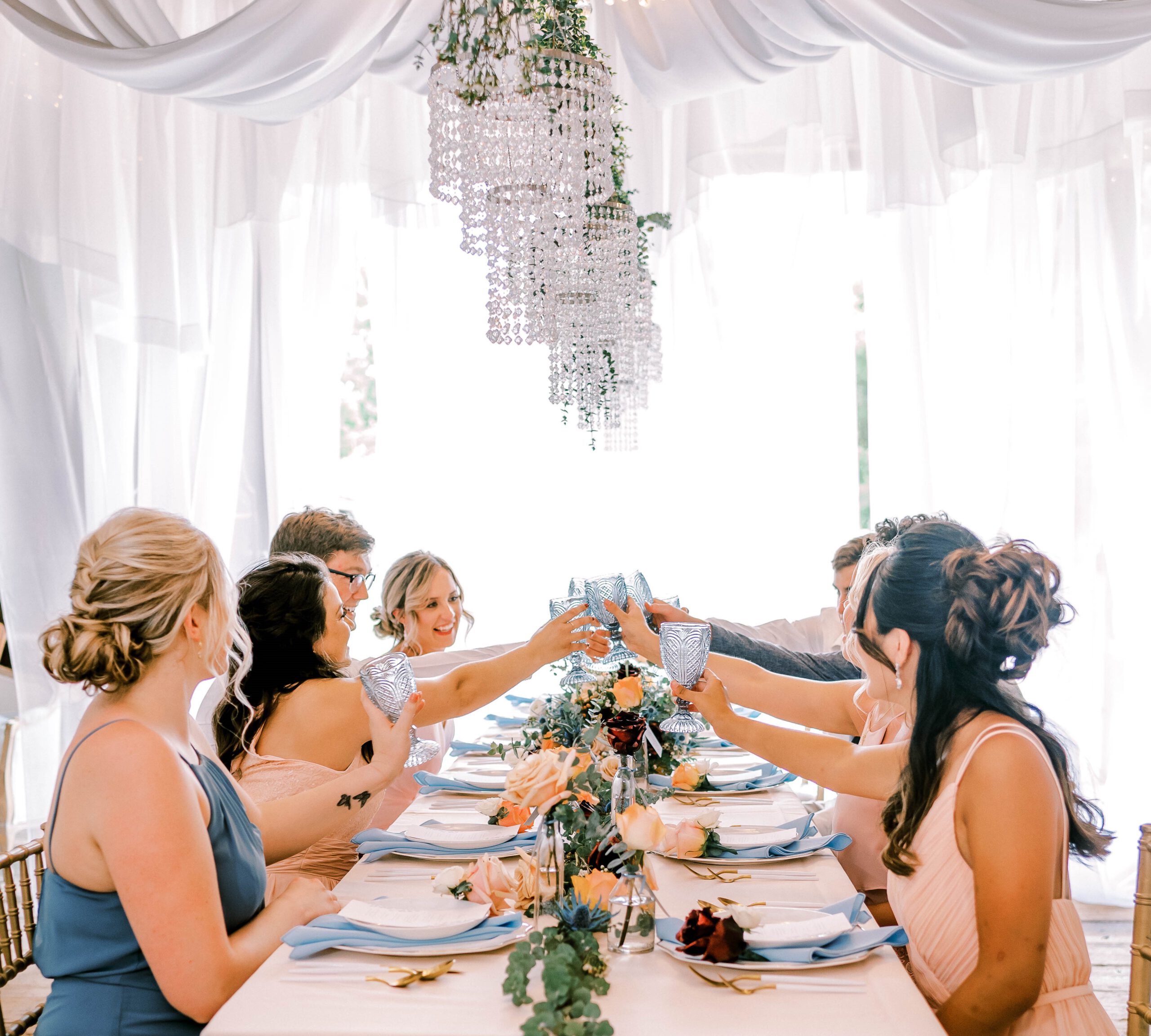 Image of Charlee Dusty Blue Goblet Rentals