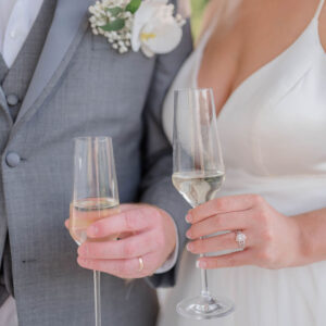 Image of Everly Champagne Flute Rental.
