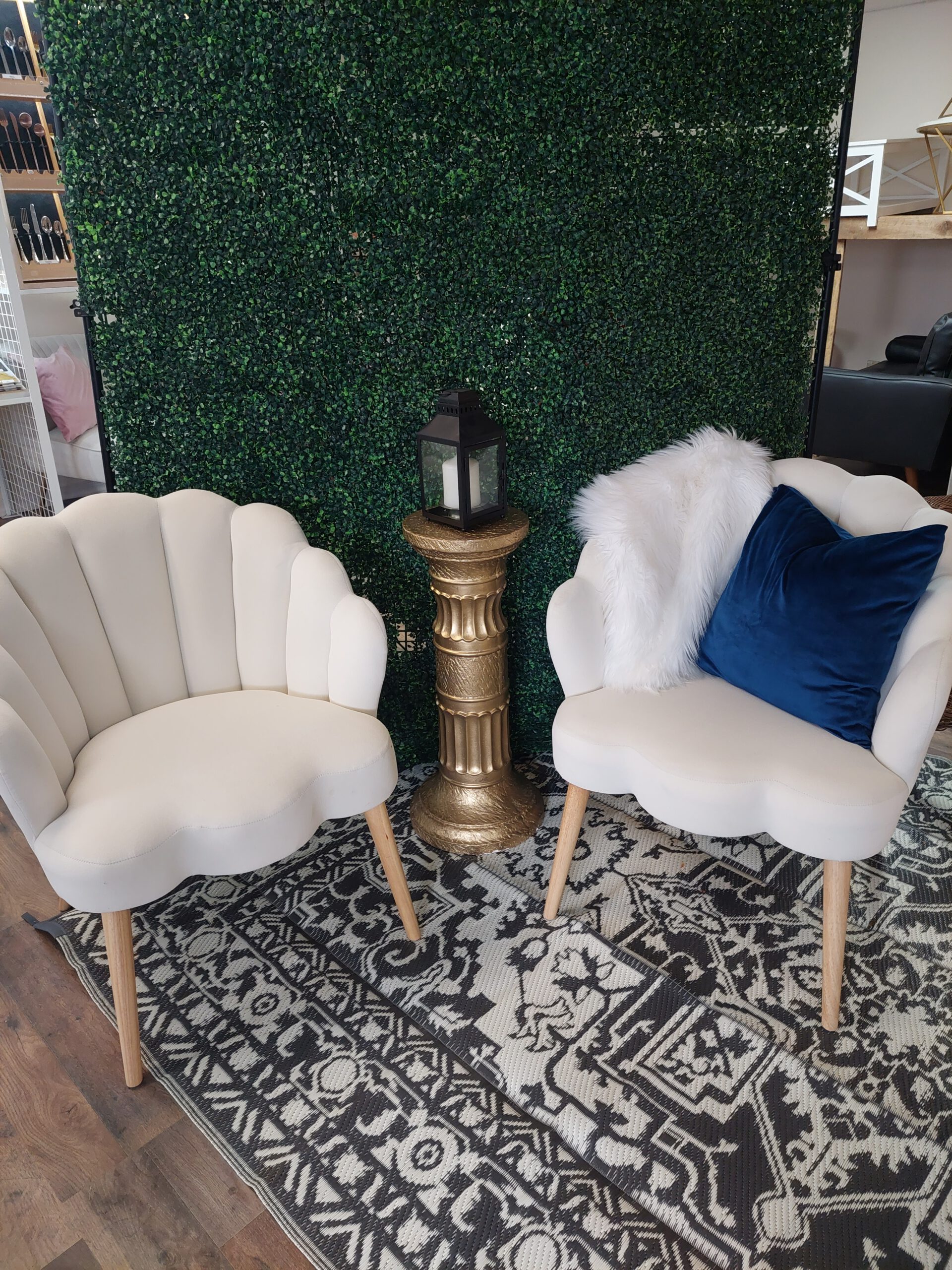 Shelly Velvet Accent Chair Rental A to Z Event Rentals, LLC.