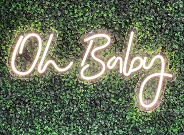 Oh Baby neon sign