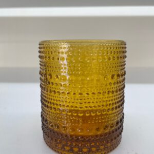 Image of Amber Colored Glassware Rental