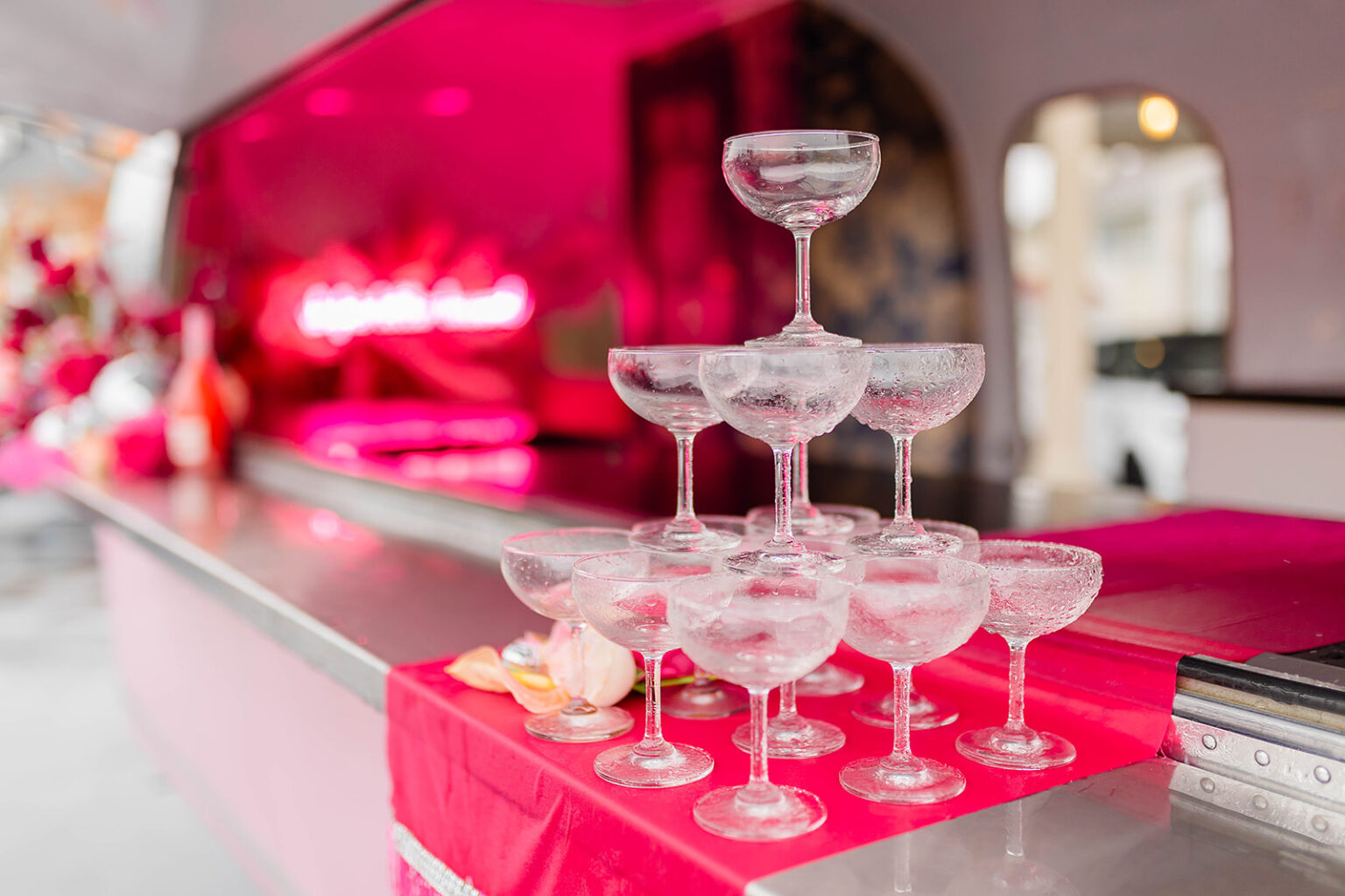 Champagne Coupe Rental A to Z Event Rentals, LLC.