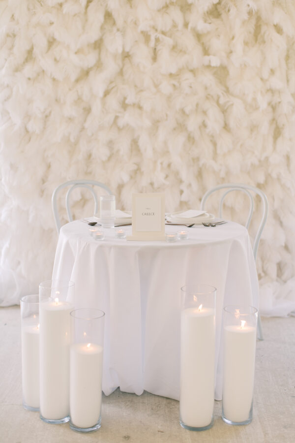 White Feather Backdrop Wall - Image 5