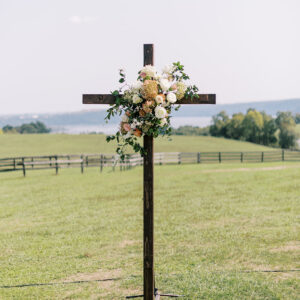 Image of Cross wedding arch rental