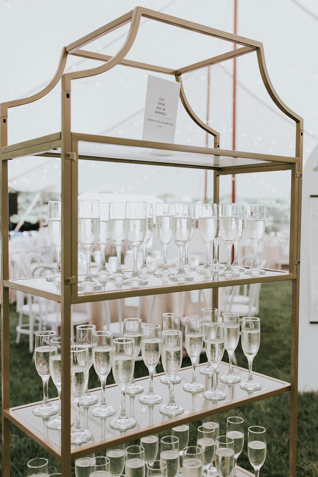 Champagne Flute Rental A to Z Event Rentals, LLC.