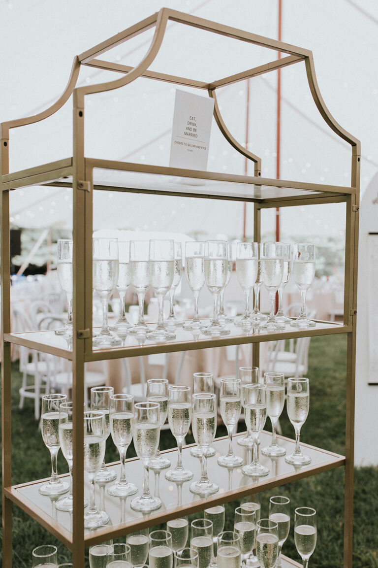 Champagne Flute Rental A to Z Event Rentals, LLC.