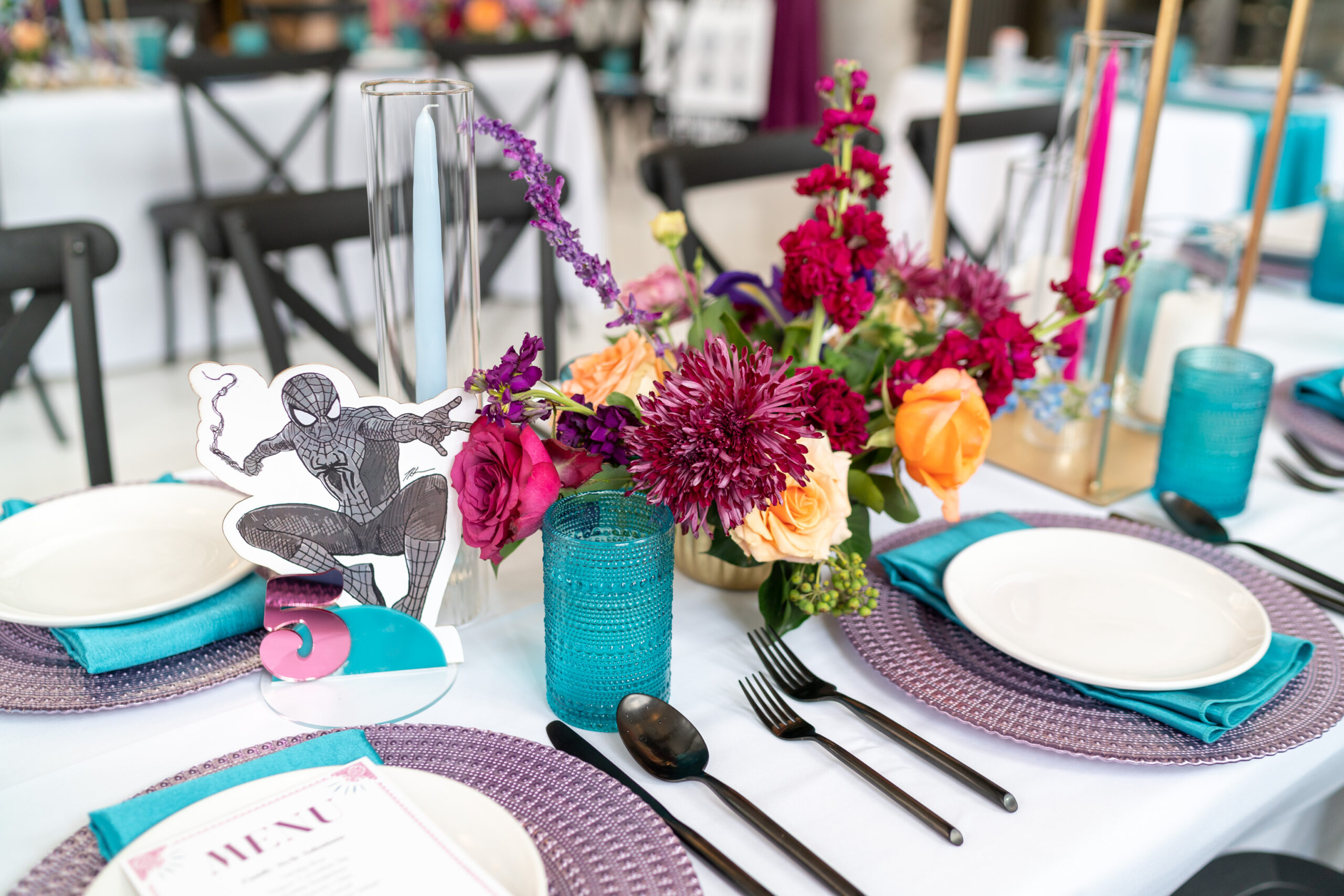 Modern Matte Black Flatware for Weddings & Events - GREYSTONE TABLE