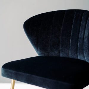 image of black greta lounge chair rental