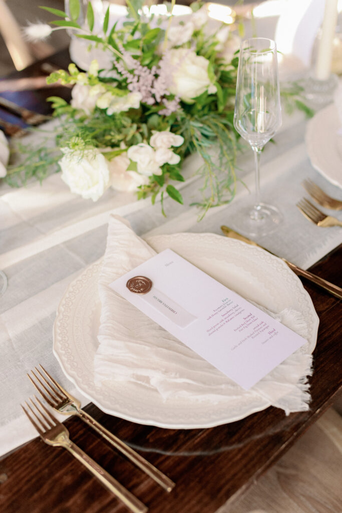 Image of Primrose modern gold flatware rentals