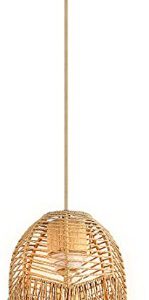 Image of rattan pendant light rental
