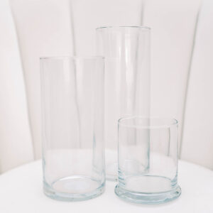image of glass pillar candle holders