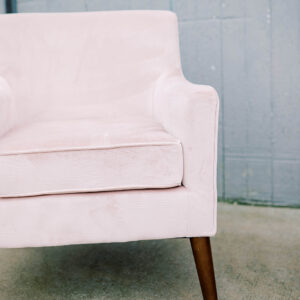 image of rose accent chair