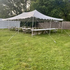 image of 20x30 DIY tent set up for a party