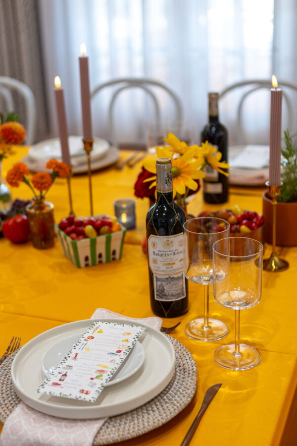 image of claire water and wine glasses on a table