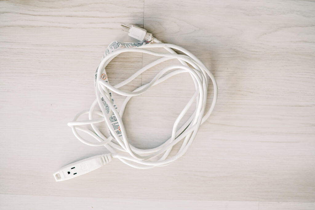white extension cord rental