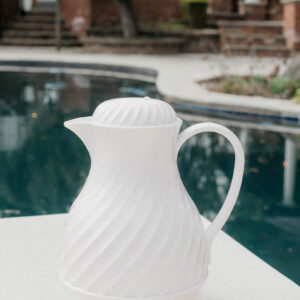 image of white insulated pitcher rental