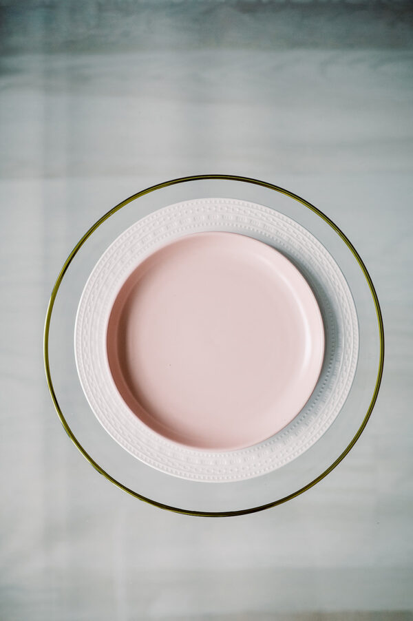 image of pink stoneware