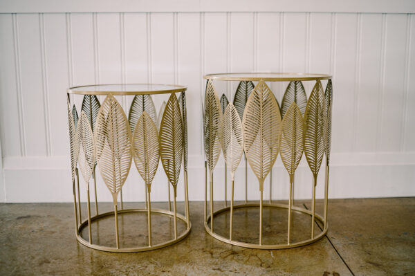 Remy Gold Accent Table Rentals