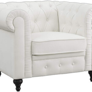 image of white armchair rental