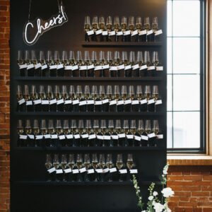 Cheers! Black Champagne Wall Rental