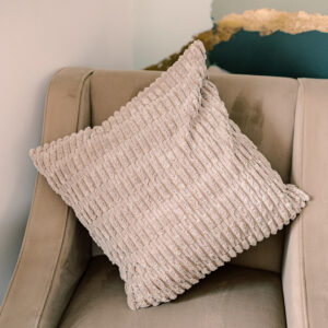 Harvest Ribbed Throw Pillow Rental