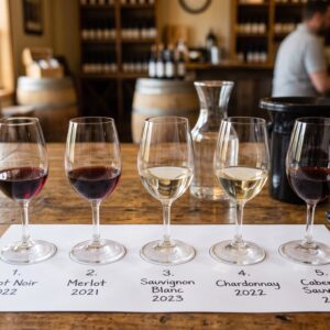 image of wine tasting glass rentals