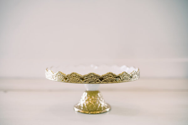 King Porcelain Cake Stand Rental