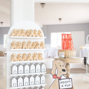 image of children's white display wall rental