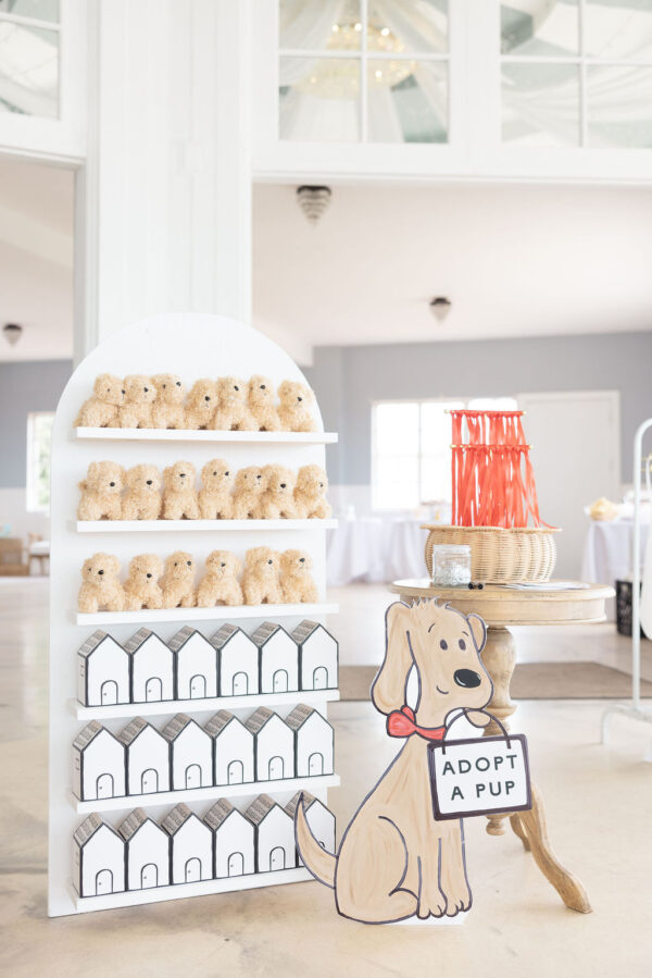 image of children's white display wall rental