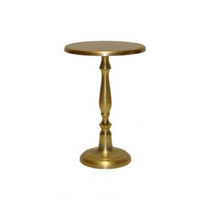image of gold side table rental
