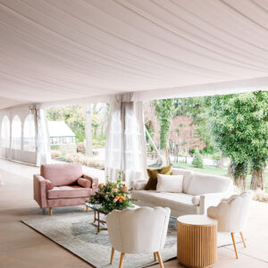 image of fluted side table