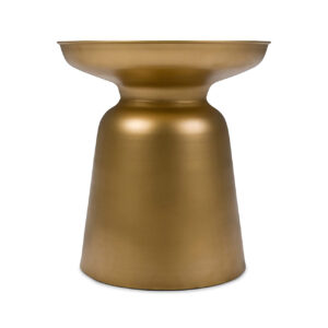 image of tabitha gold side table rental