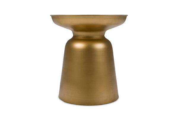 image of tabitha gold side table rental