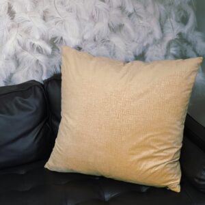 Dandelion velvet throw pillow.
